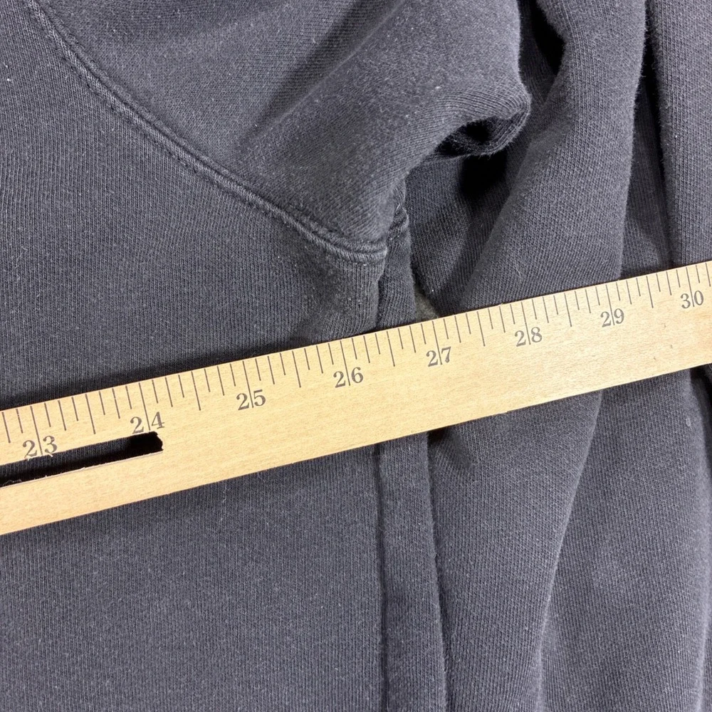 The North Face Hoodie Mens XL Black Sick Faded Sun Box Logo Pullover Gorpore